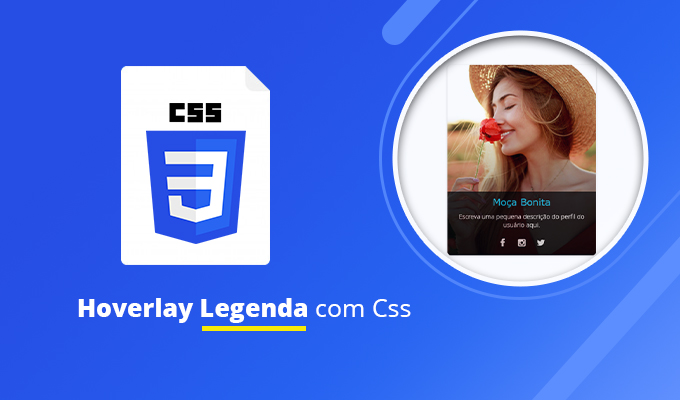 Hoverlay legenda com Css