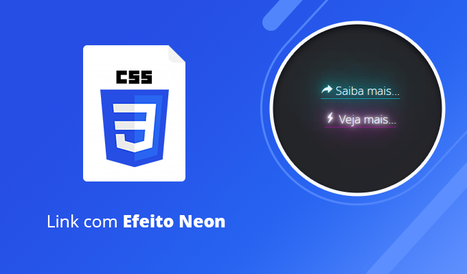 Link com efeito Neon
