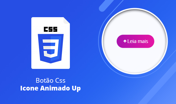 Botão Css – Icone Animado Up