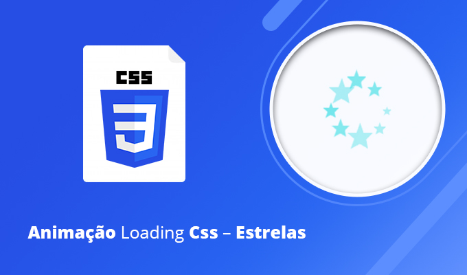 Animação Loading css – Estrelas