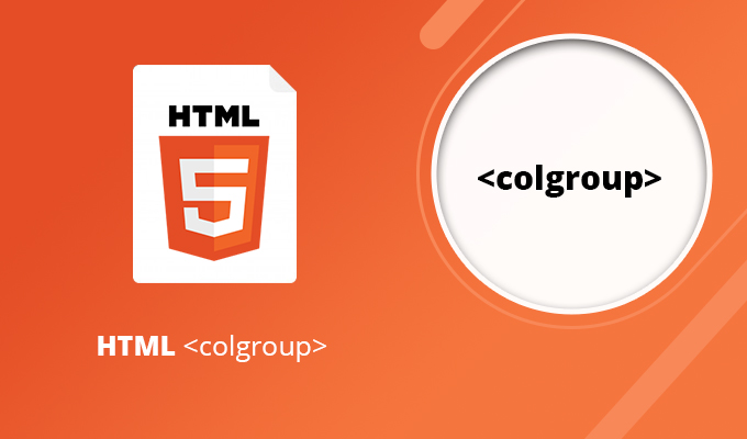 HTML colgroup