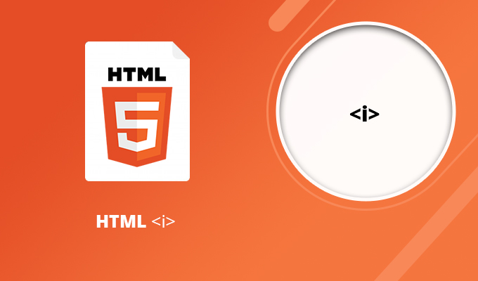 HTML i