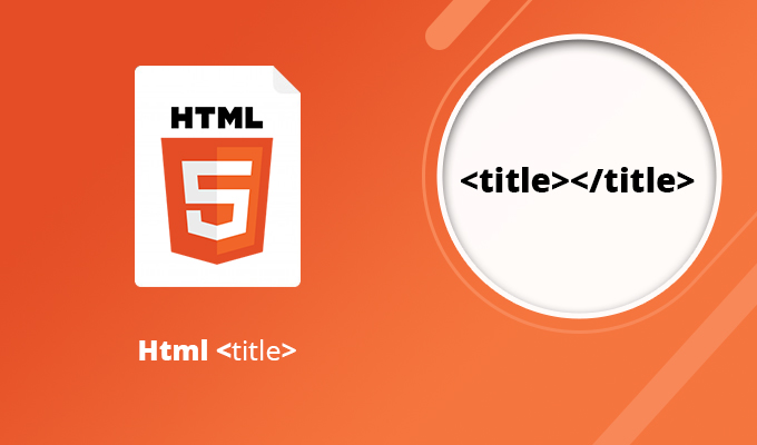 Html title