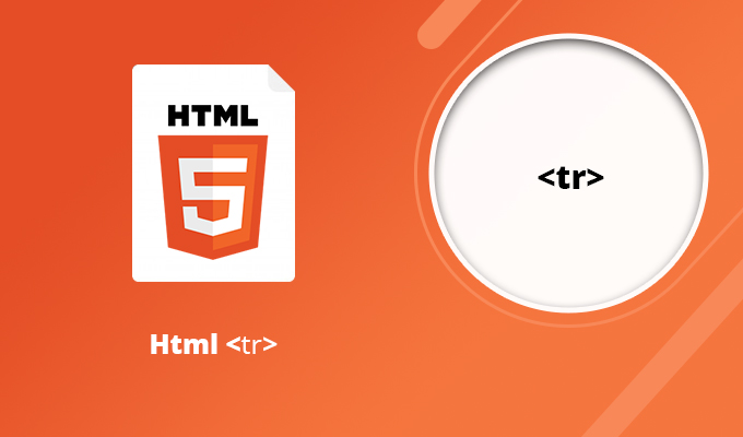 Html tr