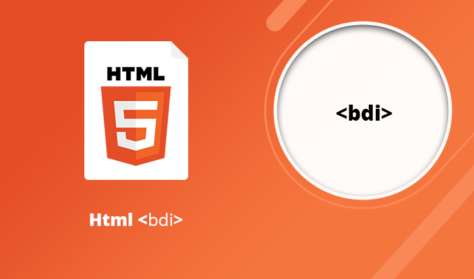 Html bdi