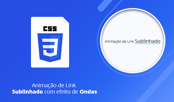 Animação de Link Sublinhado com efeito de Ondas