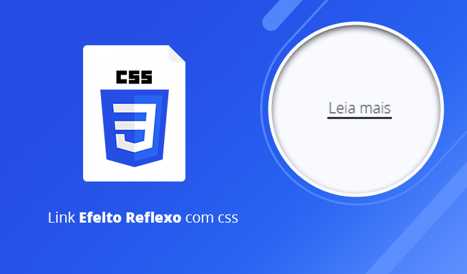Link Efeito Reflexo com Css