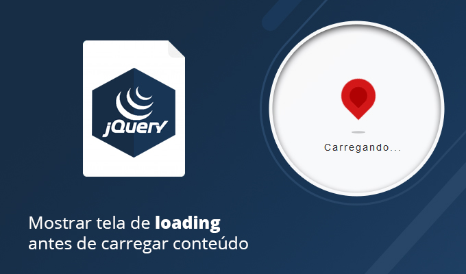 Mostrar tela de loading antes de carregar conteúdo
