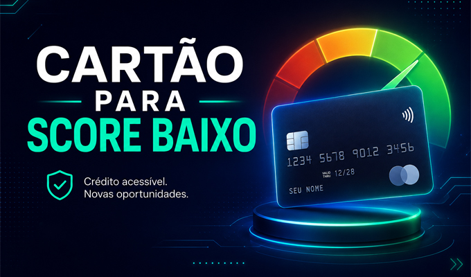 Cartão para score baixo