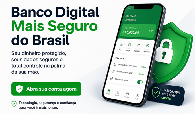 Banco Digital Mais Seguro do Brasil
