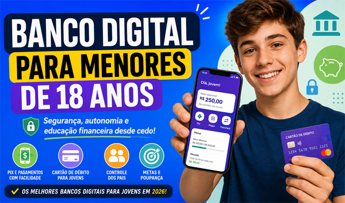 Banco Digital para Menores de 18 Anos