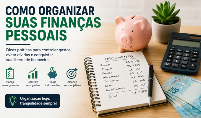 Como organizar suas finanças pessoais