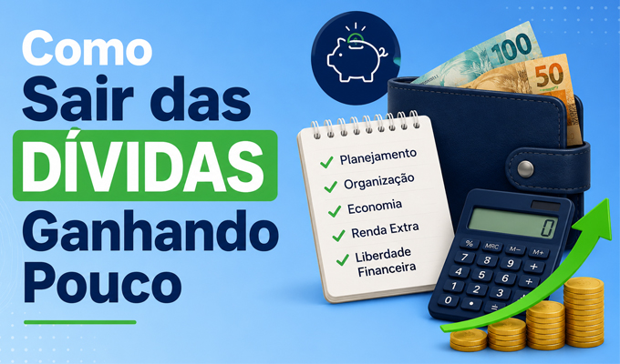 Como Sair das Dívidas Ganhando Pouco
