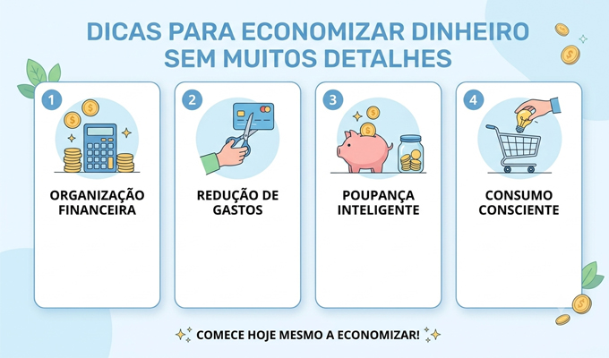 Dicas para economizar dinheiro