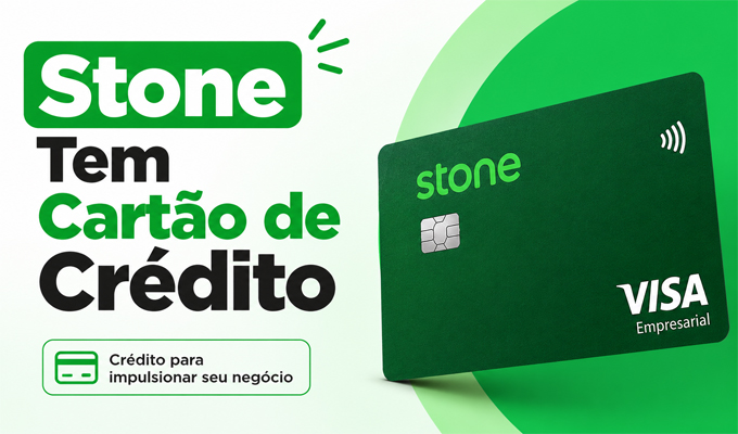 Stone Tem Cartão de Crédito