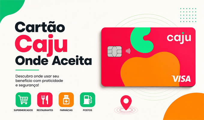 Cartão Caju Onde Aceita