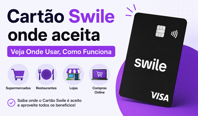Cartão Swile onde aceita