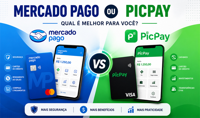 Mercado Pago ou PicPay