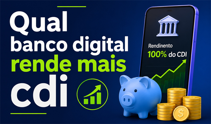 Qual banco digital rende mais cdi